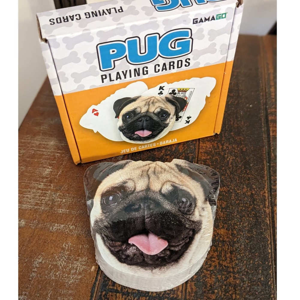 New Pug Dog Playing Cards